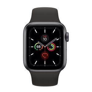 Apple Watch Series 5 38mm Space Grey w Protector